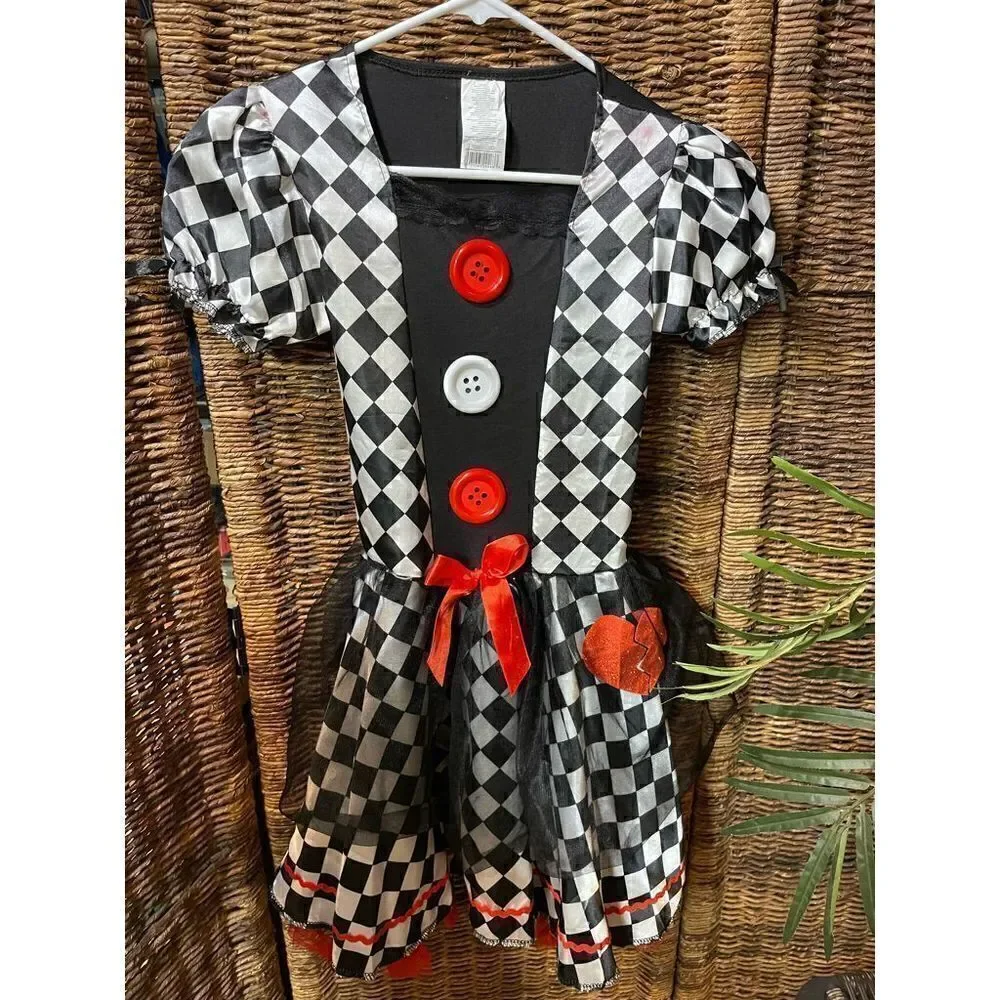 Queen of Hearts Girls Halloween Costume 10/12